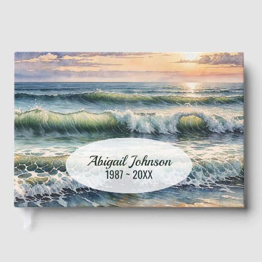 Water Oceaansurf en Strand Gastenboek (Voorkant)