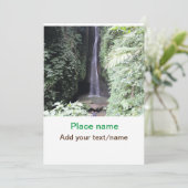 Water Ocean Beach Foto Naam toevoegen Tekst Plaats Kaart (Staand voorkant)