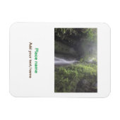 Water Ocean Beach Foto Naam toevoegen Tekst Plaats Magneet (Horizontaal)