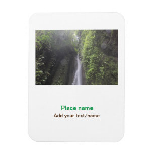 Water Ocean Beach Foto Naam toevoegen Tekst Plaats Magneet