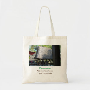 Water Ocean Beach Foto Naam toevoegen Tekst Plaats Tote Bag