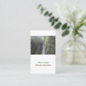 Water Ocean Beach Foto Naam toevoegen Tekst Plaats Visitekaartje (Staand voorkant)