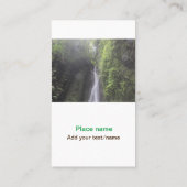 Water Ocean Beach Foto Naam toevoegen Tekst Plaats Visitekaartje (Achterkant)