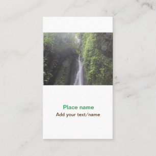 Water Ocean Beach Foto Naam toevoegen Tekst Plaats Visitekaartje