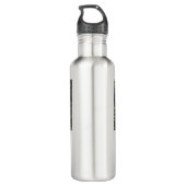 Water Ocean Beach Foto Naam toevoegen Tekst Plaats Waterfles (Achterkant)