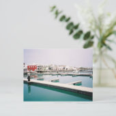 Water of glas? briefkaart (Staand voorkant)