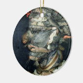 Water, olie op doek, Arcimboldo, Giuseppe Keramisch Ornament (Links)