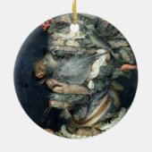 Water, olie op doek, Arcimboldo, Giuseppe Keramisch Ornament (Achterkant)