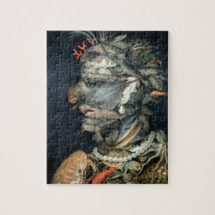 Water, olie op doek, Arcimboldo, Giuseppe Legpuzzel