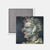 Water, olie op doek, Arcimboldo, Giuseppe Magneet (Voorkant / Achterkant)