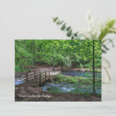 Water onder de brug Fotokaart (Staand voorkant)