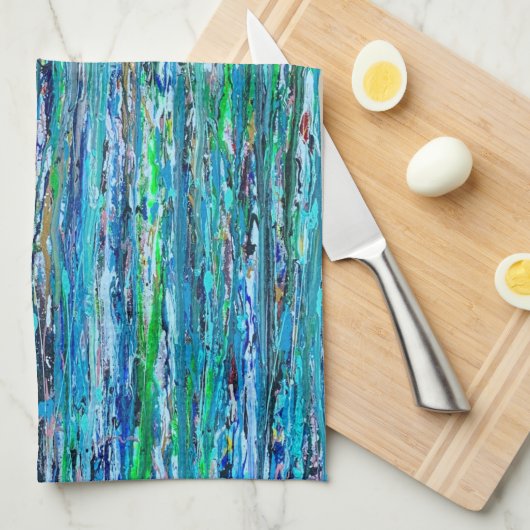 Water Onder de brug Keukenhanddoek (Quarter Fold)