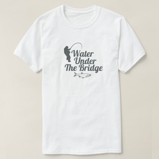 Water onder de brug Vist T-shirt (Design voorkant)