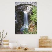 Water onder de Drug Druk met de Verse van de Manus Poster (Keuken)