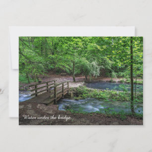 Water onder de Kaart van de foto van de brug