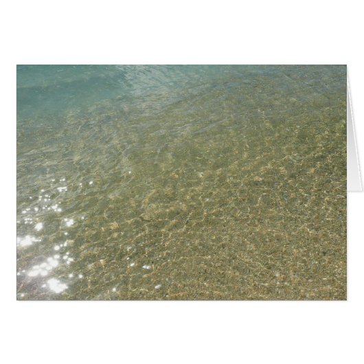 Water op Abstracte Natuur Beach I Fotografie (Voorkant Horizontaal)