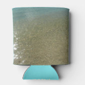 Water op Abstracte Natuur Beach I Fotografie Blikjeskoeler (Achterkant)