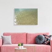 Water op Abstracte Natuur Beach I Fotografie Canvas Afdruk (Insitu (Woonkamer))