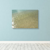 Water op Abstracte Natuur Beach I Fotografie Canvas Afdruk (Insitu (Houten vloer))