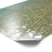 Water op Abstracte Natuur Beach I Fotografie Foto Afdruk (Hoek)