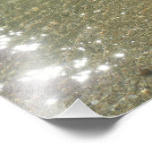 Water op Abstracte Natuur Beach I Fotografie Foto Afdruk (Hoek)
