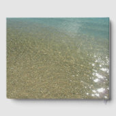 Water op Abstracte Natuur Beach I Fotografie Gastenboek (Achterkant)