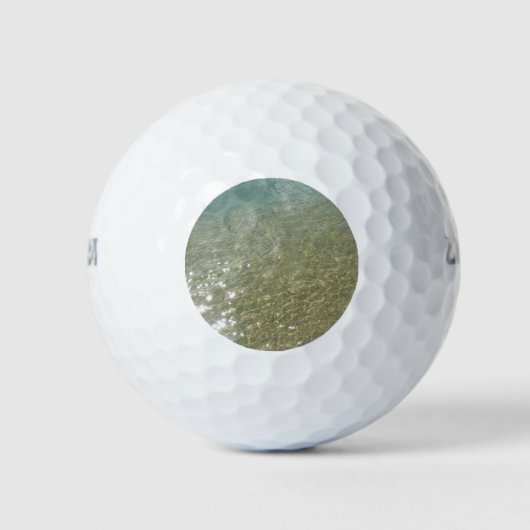 Water op Abstracte Natuur Beach I Fotografie Golfballen (Voorkant)