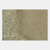 Water op Abstracte Natuur Beach I Fotografie Inpakpapier Vel (Voorkant 2)