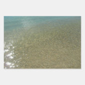 Water op Abstracte Natuur Beach I Fotografie Inpakpapier Vel (Voorkant)