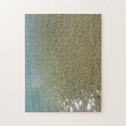 Water op Abstracte Natuur Beach I Fotografie Legpuzzel (Verticaal)