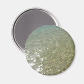 Water op Abstracte Natuur Beach I Fotografie Magneet (Voorkant / Achterkant)