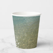 Water op Abstracte Natuur Beach I Fotografie Papieren Bekers (Voorkant)