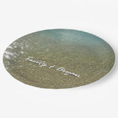 Water op Abstracte Natuur Beach I Fotografie Papieren Bordje (Gekanteld)