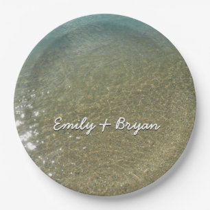 Water op Abstracte Natuur Beach I Fotografie Papieren Bordje