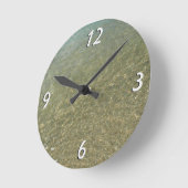 Water op Abstracte Natuur Beach I Fotografie Ronde Klok (Hoek)