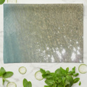 Water op Abstracte Natuur Beach I Fotografie Theedoek (Gevouwen)