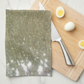 Water op Abstracte Natuur Beach I Fotografie Theedoek (Quarter Fold)