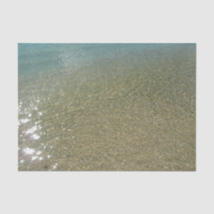 Water op Abstracte Natuur Beach I Fotografie Tissuepapier