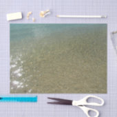 Water op Abstracte Natuur Beach I Fotografie Tissuepapier (Craft)