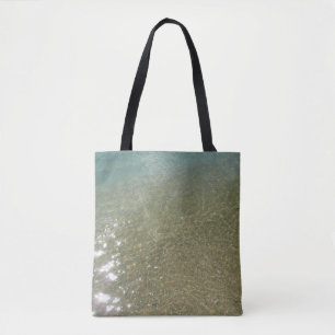Water op Abstracte Natuur Beach I Fotografie Tote Bag