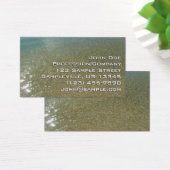 Water op Abstracte Natuur Beach I Fotografie Visitekaartje (Bureau)