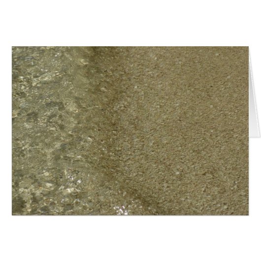 Water op Abstracte Natuur Beach II Fotografie (Voorkant Horizontaal)