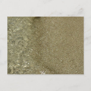 Water op Abstracte Natuur Beach II Fotografie Briefkaart