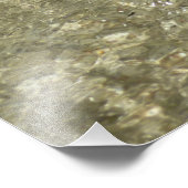 Water op Abstracte Natuur Beach II Fotografie Foto Afdruk (Hoek)