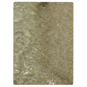 Water op Abstracte Natuur Beach II Fotografie Klembord (Achterkant)