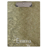 Water op Abstracte Natuur Beach II Fotografie Klembord (Voorkant)