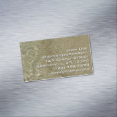 Water op Abstracte Natuur Beach II Fotografie Magnetisch Visitekaartje (Voorbeeld)