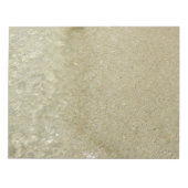 Water op Abstracte Natuur Beach II Fotografie Notitieblok (Voorkant)