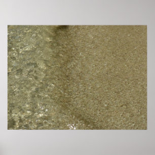 Water op Abstracte Natuur Beach II Fotografie Poster