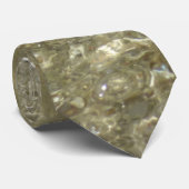 Water op Abstracte Natuur Beach II Fotografie Stropdas (Opgerold)